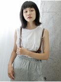黒髪　ストレート　ショートバング　切りっぱなし【neolive】