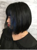 派手髪☆インナーブルー☆