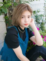 ルティア 池袋(Lutia) ことりベージュ かきあげバング