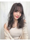 メルティーカラーフェミニンロング似合わせカット[原宿/表参道]