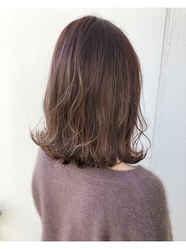 トリート 南行徳本店(TREAT) 切りっぱなし×モーブピンク