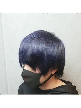ヘアサロンM 新宿 インディゴブルー