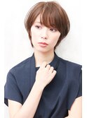 大人かわいい ひし形ショート 簡単スタイリング