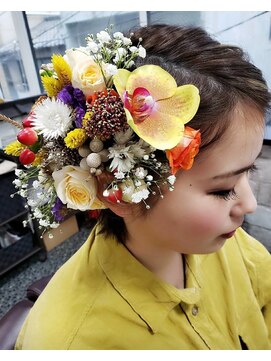 櫛の屋 成人式、卒業式ヘア ボリューミー！（elescondite  ゆっこ）