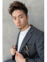 オースティン 流山おおたかの森(AUSTIN)&nbsp;ビジネスツーブロックOK★かき上げトランクスヘアくせ毛風パーマ