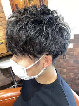 ヘアスタジオ ガロウ(hair stuido garou) 簡単スタイリング！　マッシュパーマ
