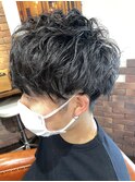 簡単スタイリング! マッシュパーマ