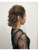 パーティヘアセット☆ハーフアレンジ
