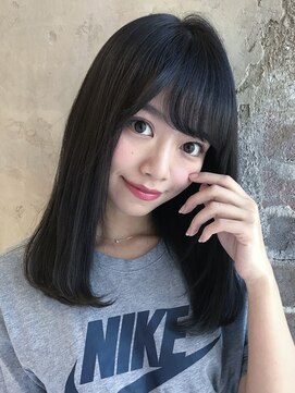 ミラリー トウキョウ(Mirareee Tokyo) ブルーブラックセミロング♪