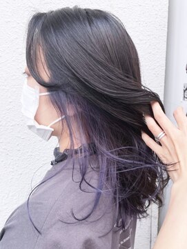 アイティーバイアルバム 松戸店(IT by ALBUM) インナーパープル_くびれヘアビタミンカラ-_ba327032