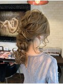 #ヘアセット#結婚式ヘア