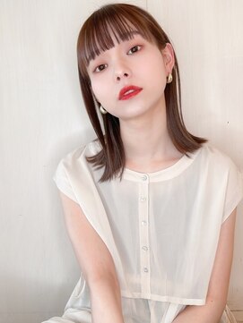 スピガ(SPIGA) ストレートミディアム◆華奢みえ小顔カット