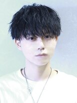 コンフィデンス 新宿3rd(confidence)&nbsp;緩めツイストスパイラルパーママッシュツーブロック刈り上げ