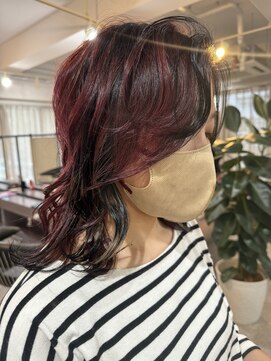 ニィ(2iee.) ブラック×レッド☆デザインカラー