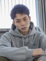 小久保Styleアッシュブラックマッシュパーマウルフカルマパーマ
