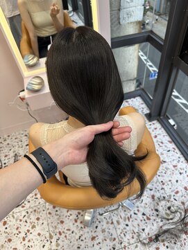 ボタン シブヤ(VOTAN SHIBUYA) 韓国ヘア/顔まわりカット/くびれヘア/艶感カラー/