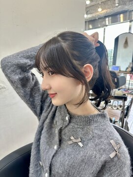 アリスバイアフロート 自由が丘(ALICe by AFLOAT) 結んでも可愛いおくれ毛カット／自由が丘