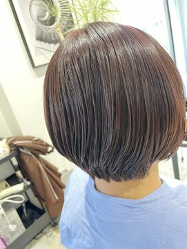 レシェル 桑名店(RECIEL) 前下がりボブ×ナチュラルピンク