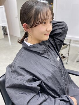 キートス 高知店(kiitos) ○結んでも可愛い顔まわりカット20代30代40代