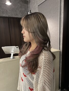 スレイ(SLAY) 暖色系インナーカラー