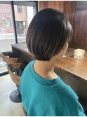 お手入れ簡単ショートボブ