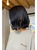 小顔ネビージュワンレン/縮毛矯正/髪質改善/ツヤ髪/くせ毛