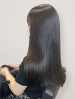 ヘアーズファイン(hair's fine) 20代30代40代髪質改善暗髪カラーグレージュ艶感ストレート