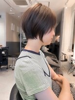 ロンド エメ 柏(Lond aimer) イメチェン×ブリーチなしダブルカラー髪質改善ショートボブ[柏]