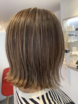 アズールサン 草加西口店(azule-sun) アンブレラカラー×ハイライト　グレージュ【草加】