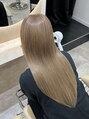 ラテトウキョウ(LATE tokyo) ブリーチ無しダブルカラー、ワンカラーで作る透明感カラー◎