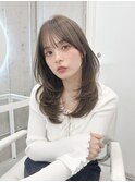 レイヤーカット　前髪カット　顔まわりカット