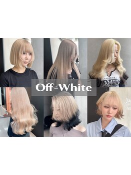 トレンドの顔周りデザインは【Off-White】にお任せ。ウルフカットや韓国風レイヤーカットお任せください♪