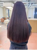 ブリーチブリーチなし切りっぱなしボブミディアムレイヤーボブ