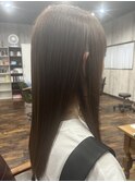髪質改善メテオカラー×透け感ベージュ