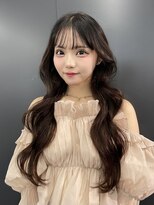 ロンドアンメゾン 原宿(Lond un Maison.)&nbsp;くびれヘア/アプリコットオレンジ/ハイライトカラー/ミディアム