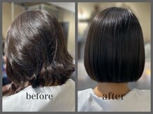 ヨキ ヘアサロン 北綾瀬(YOKI hair salon)の雰囲気(【北綾瀬/髪質改善】替えのマスクもございます。)