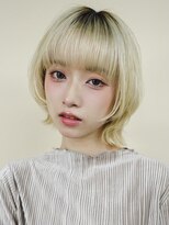 マノ 千歳烏山(MaNO) 〈n5〉ショート韓国ボブハイライト髪質改善ブリーチ前髪20代30代