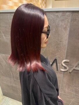 ヘアメイク サンサーラ 志度店(Hair Make SAMSARA) ボルドーカラー