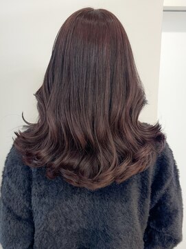 ラベンダーカラー × ココアブラウン