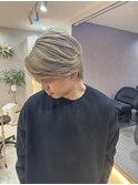 メンズ/フェザーショート