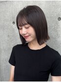 ☆【春日】オリーブグレー/ボブ/ココアベージュ/黒髪/小顔32