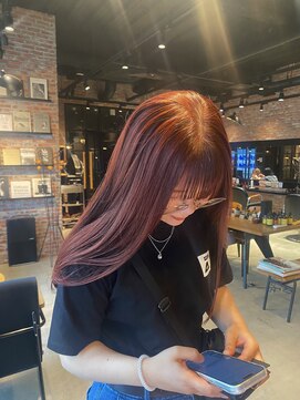 オーガニックトリコ 所沢(organic+tricot) 春夏おすすめ！ブリーチなしレッドカラー