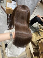 エッセ 大阪梅田茶屋町店(esse) 【梅田/U24】ブリーチなしヘーゼルベージュ×レイヤー