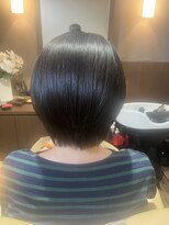 エルアスク&nbsp;エイジング毛のうねり改善|柔らかストレートショート40代50代