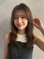ヘアーリゾートレガロ 八尾店(Hair Resort regalo) アンブレラカラーミディアムヘアショートカットセミロング50代