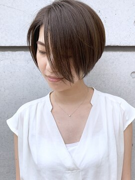 モリオ フロム ロンドン 成増店 大人センシュアルショート_アッシュブラウン，オフィスコンサバ