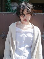 マウロア(MAULOA) 【MAULOA】ワンサイドショート マッシュ 大人ダークカラー