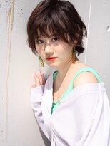 エムスラッシュ みなとみらい馬車道店(M SLASH)&nbsp;M.SLASH馬車道/艶カラー/ラベンダー/透け感/ショートウルフz