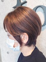 フォックスヘアー(fox.hair)&nbsp;ナチュラルハイライト/ハイライトショート
