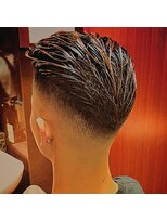 ヒロギンザ 新橋日比谷口店(HIRO GINZA)&nbsp;スキンフェードオールバックスタイル